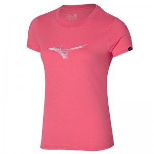 Mizuno Athletics RB Tee μπλουζακια γυναικεια κοραλι | Greece M0152HF