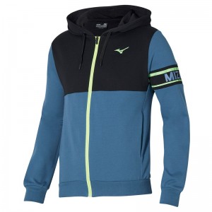 Mizuno Athletics Sweat Μπουφαν ανδρικα μπλε | Greece M0139NH