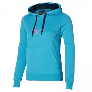 Mizuno Athletics σταμπεσ Hoody Αριστος γυναικεια μπλε | Greece M3297DS