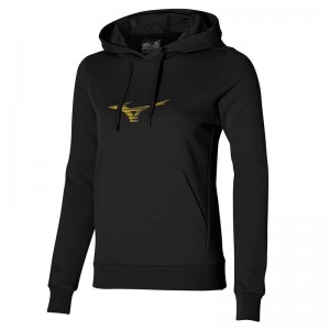 Mizuno Athletics σταμπεσ Hoody Αριστος γυναικεια μαυρα | Greece M4628JV