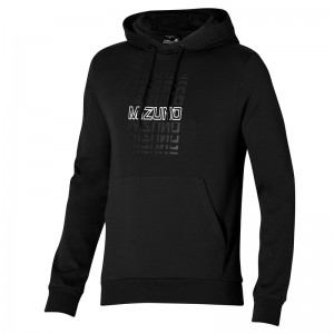 Mizuno Athletics σταμπεσ Hoody Αριστος ανδρικα μαυρα | Greece M6710BL