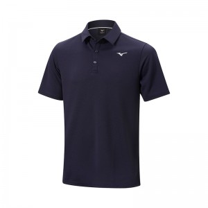 Mizuno BT Χειμερινά Polo ανδρικα σκουρο μπλε | Greece M2736SP