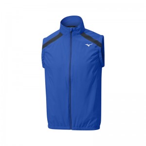 Mizuno Breath Thermo Move Tech Gilet Μπουφαν ανδρικα μπλε | Greece M0125PL