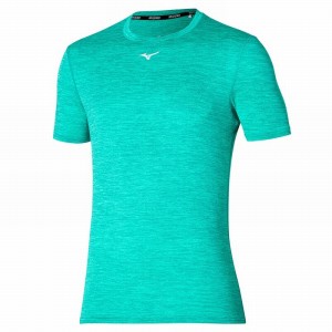 Mizuno Core Mizuno Tee μπλουζακια ανδρικα τυρκουάζ | Greece M1053JN