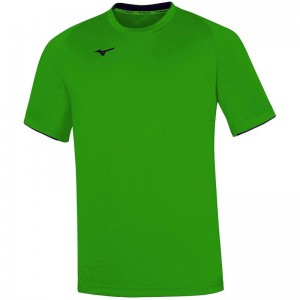 Mizuno Core SS Tee μπλουζακια ανδρικα πρασινο μαυρα | Greece M8039WA