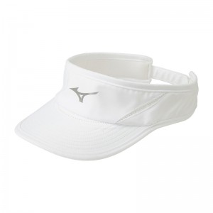 Mizuno Drylite Visor καπελα ανδρικα ασπρα | Greece M9340AL