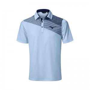 Mizuno Elite Fade Polo ανδρικα μπλε | Greece M6470WI