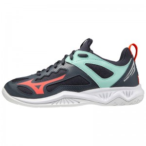 Mizuno Ghost Shadow Παπουτσια Χαντμπολ γυναικεια σκουρο μπλε | Greece M9842FH