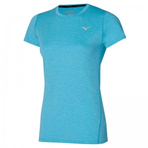 Mizuno Impulse Core Tee μπλουζακια γυναικεια μπλε | Greece M2610NK