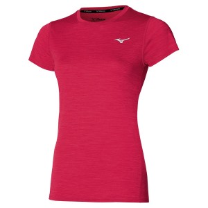 Mizuno Impulse Core Tee μπλουζακια γυναικεια κοκκινα | Greece M3087SL