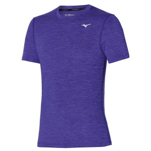 Mizuno Impulse Core Tee μπλουζακια ανδρικα μωβ | Greece M3765QO