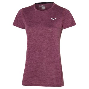 Mizuno Impulse Core Tee μπλουζακια γυναικεια κοκκινα | Greece M7895EO