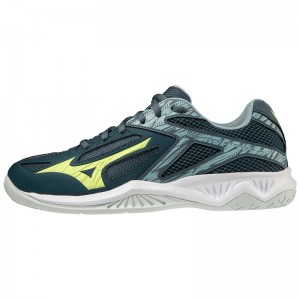 Mizuno Lightning Star Z6 Jr Παπουτσια Βολλευ γυναικεια πρασινο μπλε | Greece M4536LI