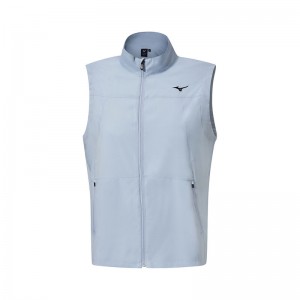 Mizuno MT Drizzle Vest Μπουφαν ανδρικα γκρι | Greece M9845IV