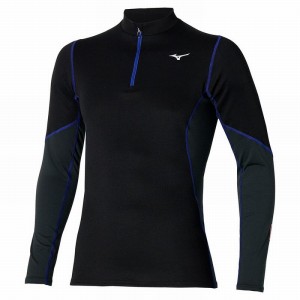 Mizuno Merino Μαλλί H/Z Αριστος ανδρικα μαυρα μπλε | Greece M2390UV