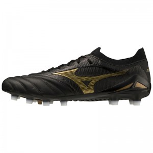 Mizuno Morelia Neo IV Beta Japan Παπουτσια Ποδοσφαιρου γυναικεια μαυρα χρυσο χρωμα μαυρα | Greece M3782UF