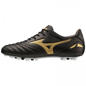 Mizuno Morelia Neo IV Pro Παπουτσια Ποδοσφαιρου γυναικεια μαυρα χρυσο χρωμα μαυρα | Greece M7416UV