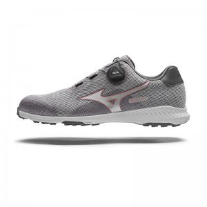 Mizuno Nexlite 008 BOA Ldy παπουτσια γκολφ γυναικεια γκρι | Greece M2635CN