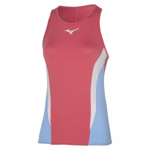 Mizuno Printed Tank αμανικα μπλουζακια γυναικεια κοραλι | Greece M5897FT