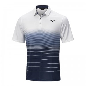 Mizuno Quick Dry Mirage Polo ανδρικα ασπρα | Greece M9658OI