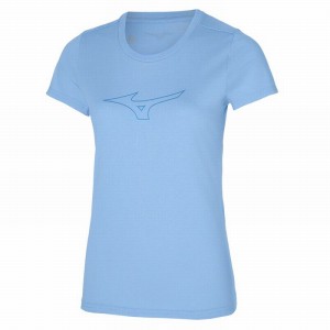 Mizuno Rb Logo Tee μπλουζακια γυναικεια μπλε | Greece M4068KV