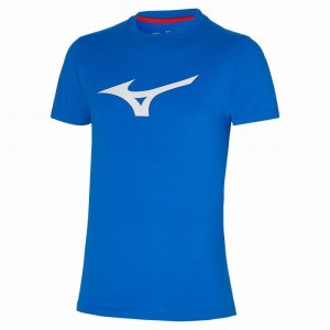 Mizuno Rb Logo Tee μπλουζακια ανδρικα μπλε | Greece M6230ZU