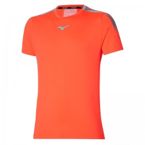 Mizuno Shadow Tee μπλουζακια ανδρικα πορτοκαλι | Greece M1069OX