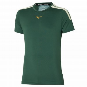 Mizuno Shadow Tee μπλουζακια ανδρικα πρασινο | Greece M6408RW