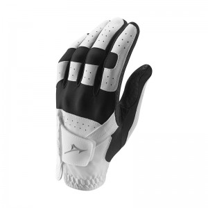 Mizuno Stretch Glove Left Hand Γαντια ανδρικα ασπρα μαυρα | Greece M3190CD