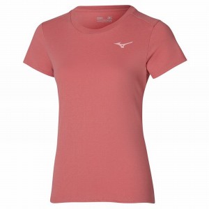 Mizuno Tee μπλουζακια γυναικεια κοραλι | Greece M2548LN