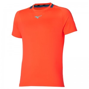 Mizuno Tee μπλουζακια ανδρικα πορτοκαλι | Greece M7834ZS