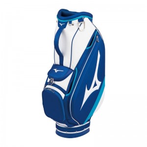 Mizuno Tour Cart FY22 Τσαντεσ γυναικεια ασπρα μπλε | Greece M4126AM