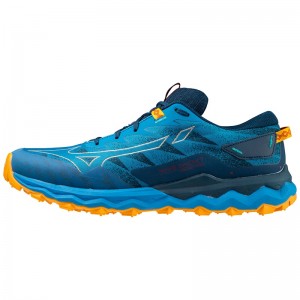 Mizuno Wave Daichi 7 Παπουτσια Trail ανδρικα μπλε | Greece M2985ES