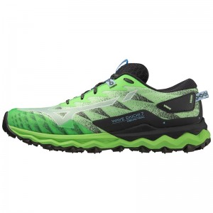 Mizuno Wave Daichi 7 Παπουτσια Trail ανδρικα πρασινο μπλε | Greece M2468WZ