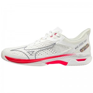 Mizuno Wave Exceed Tour 5 CC Παπουτσια Τενισ γυναικεια ασπρα | Greece M8237ET