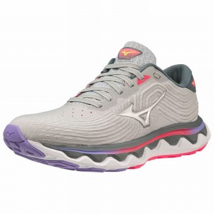 Mizuno Wave Horizon 6 Παπουτσια για Τρεξιμο γυναικεια Μπεζ ροζ | Greece M2530XW