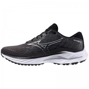 Mizuno Wave Inspire 20 Παπουτσια για Τρεξιμο ανδρικα μαυρα ασημι | Greece M1768OP