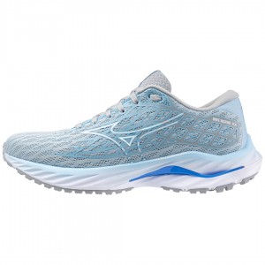 Mizuno Wave Inspire 20 φαρδια Παπουτσια για Τρεξιμο γυναικεια μπλε | Greece M3842ER