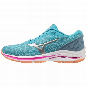 Mizuno Wave Kizuna 3 Παπουτσια για Τρεξιμο γυναικεια μπλε ασημι ανοιχτο πορτοκαλι | Greece M6879AW