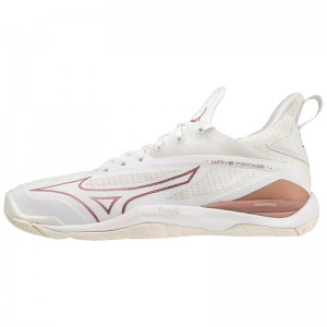 Mizuno Wave Mirage 4 Παπουτσια Χαντμπολ γυναικεια ασπρα | Greece M8973ZE