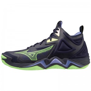 Mizuno Wave Momentum 3 Mid Παπουτσια Βολλευ ανδρικα μπλε | Greece M2810ZH