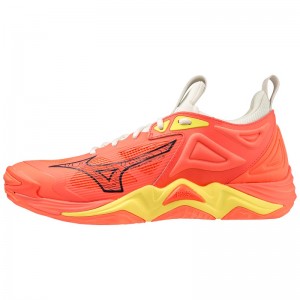 Mizuno Wave Momentum 3 Παπουτσια Βολλευ γυναικεια πορτοκαλι | Greece M2375KR