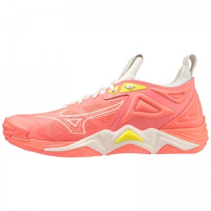 Mizuno Wave Momentum 3 Παπουτσια Βολλευ γυναικεια κοραλι μαυρα | Greece M0192GC