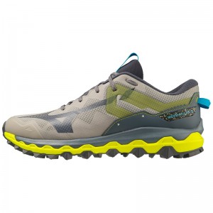 Mizuno Wave Mujin 9 Παπουτσια Trail ανδρικα γκρι μπλε | Greece M9256NK