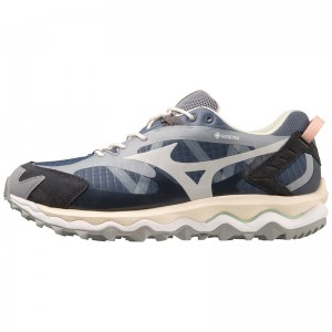 Mizuno Wave Mujin Tl GTX Αθλητικα Παπουτσια γυναικεια μπλε σκουρο γκρι | Greece M1968YX