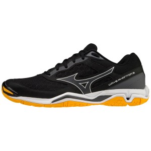 Mizuno Wave Phantom 3 Παπουτσια Χαντμπολ γυναικεια μαυρα ασπρα | Greece M9861HZ