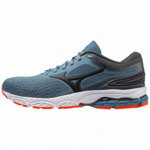 Mizuno Wave Prodigy 4 Παπουτσια για Τρεξιμο ανδρικα μπλε μαυρα | Greece M9536LX