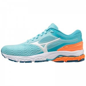 Mizuno Wave Prodigy 4 Παπουτσια για Τρεξιμο γυναικεια καφε ασπρα ανοιχτο πορτοκαλι | Greece M6719JA