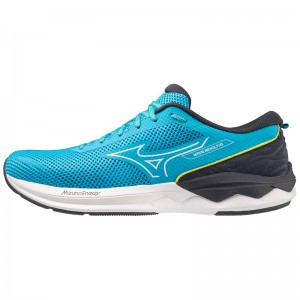 Mizuno Wave Revolt 3 Παπουτσια για Τρεξιμο ανδρικα μπλε ασπρα | Greece M2591PO