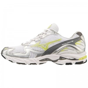 Mizuno Wave Rider 10 Αθλητικα Παπουτσια γυναικεια ασπρα ασημι | Greece M3591WX